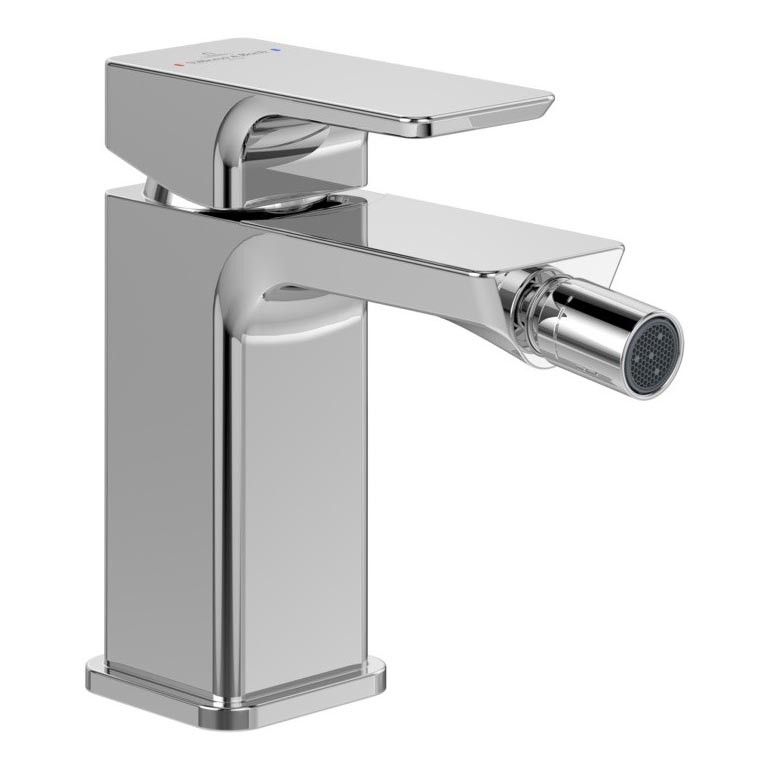Villeroy & Boch TVB11200100061 - Baterija za bide + odtok SUBWAY 3.0 sjajni krom