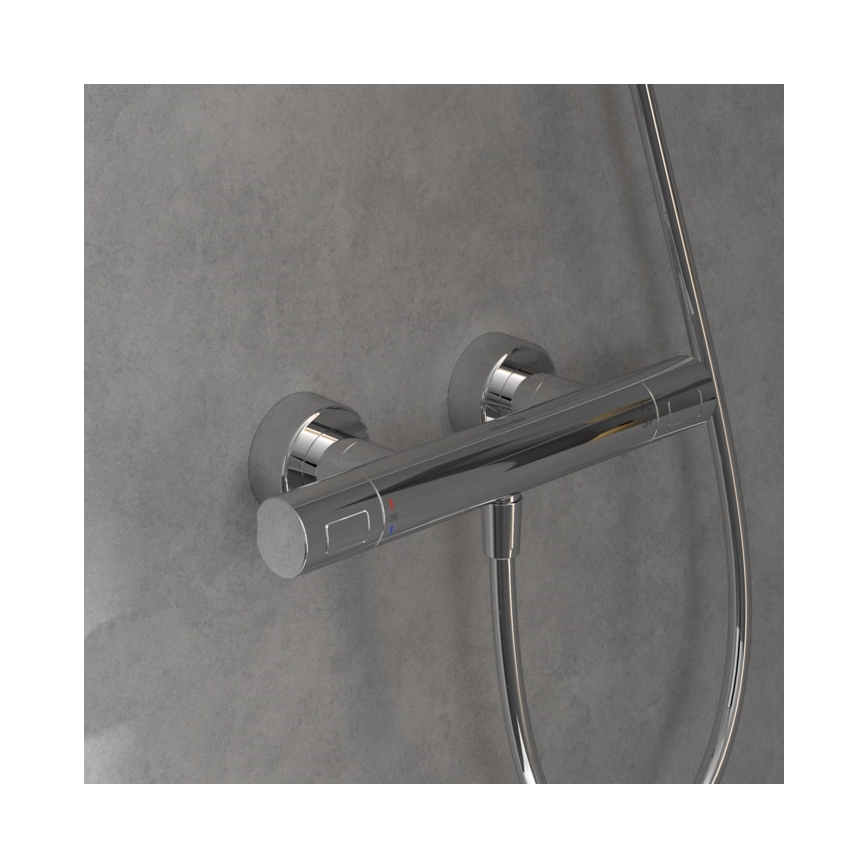 Villeroy & Boch TVS00001700061 - Termostatska tuš miješalica TAPS&FITINGS sjajni krom