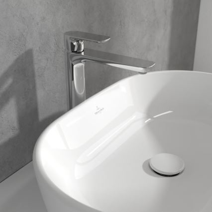 Villeroy & Boch TVW10410511061 - Slavina za umivaonik + odtok O.NOVO 29,5 cm sjajni krom