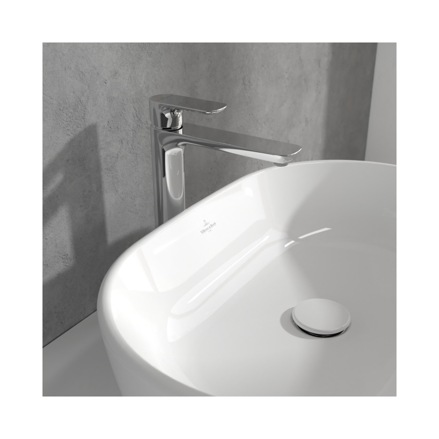 Villeroy & Boch TVW10410511061 - Slavina za umivaonik + odtok O.NOVO 29,5 cm sjajni krom