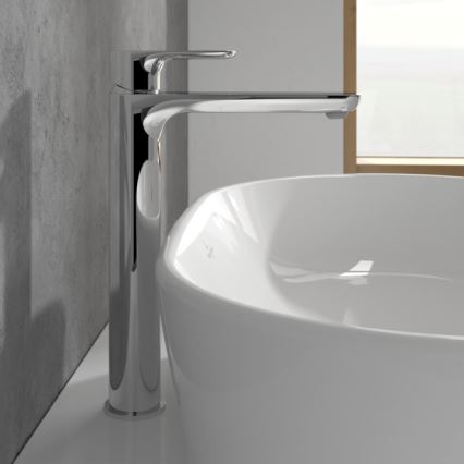 Villeroy & Boch TVW10410511061 - Slavina za umivaonik + odtok O.NOVO 29,5 cm sjajni krom
