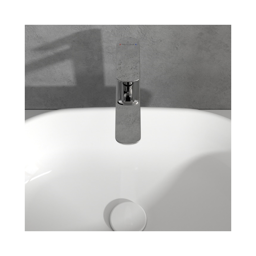 Villeroy & Boch TVW10410511061 - Slavina za umivaonik + odtok O.NOVO 29,5 cm sjajni krom