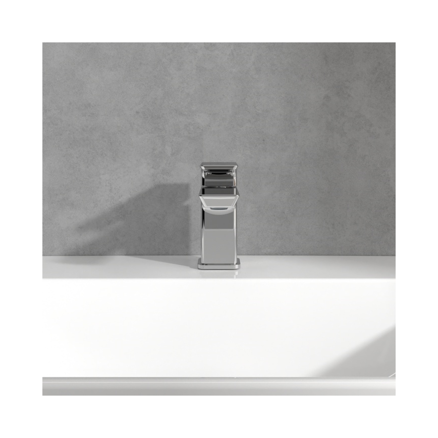 Villeroy & Boch TVW11200100161 - Miješalica za umivaonik SUBWAY 3.0 12,5 cm sjajni krom