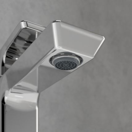 Villeroy & Boch TVW11200100161 - Miješalica za umivaonik SUBWAY 3.0 12,5 cm sjajni krom