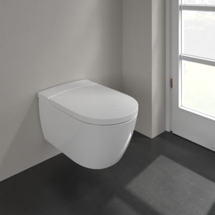 Villeroy & Boch V0E100R1 - Zidni bide s daskom SoftClose VICLEAN keramika/bijela +daljinski upravljač