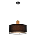 Viseća lampa ARDI 1xE27/40W/230V crna/smeđa