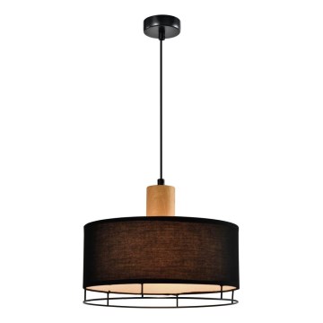 Viseća lampa ARDI 1xE27/40W/230V crna/smeđa