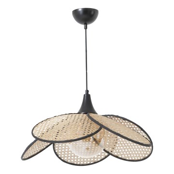 Viseća lampa FUME 1xE27/40W/230V Ø 45 cm crna/bež