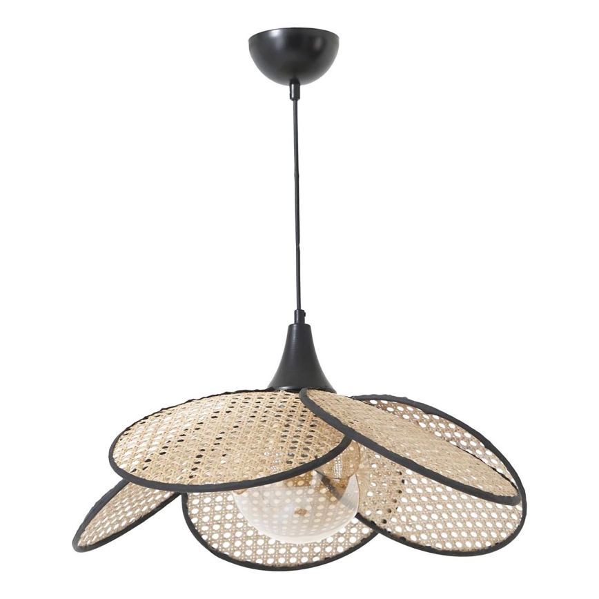Viseća lampa FUME 1xE27/40W/230V Ø 45 cm crna/bež