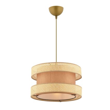 Viseća lampa HALO 1xE27/60W/230V smeđa/bež