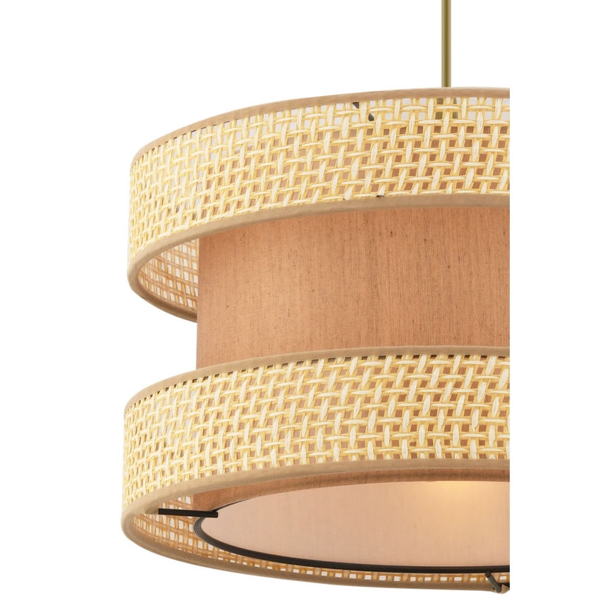 Viseća lampa HALO 1xE27/60W/230V smeđa/bež