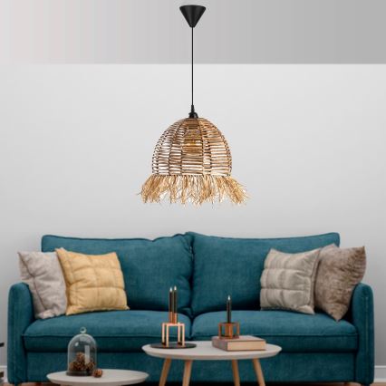 Viseća lampa RUYO 1xE27/40W/230V smeđa