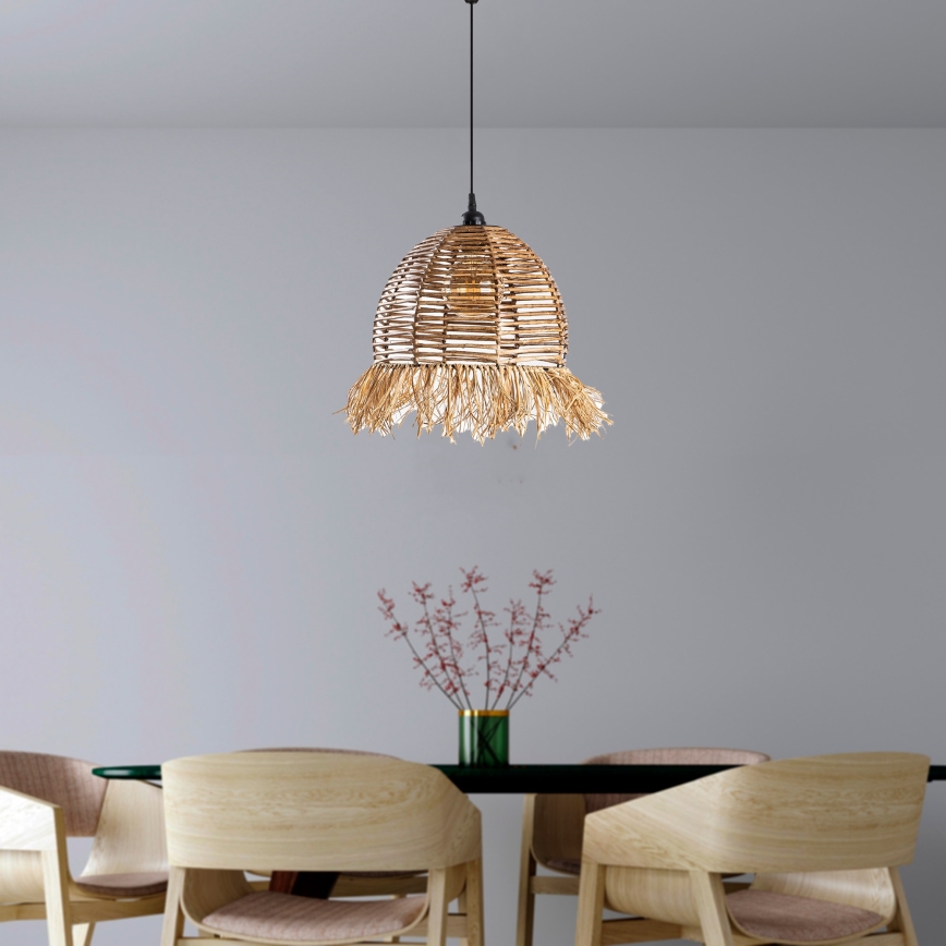 Viseća lampa RUYO 1xE27/40W/230V smeđa