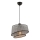 Viseća lampica BARETTE 1xE27/60W/230V siva/crna