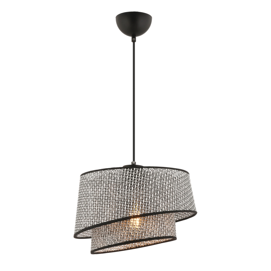 Viseća lampica BARETTE 1xE27/60W/230V siva/crna