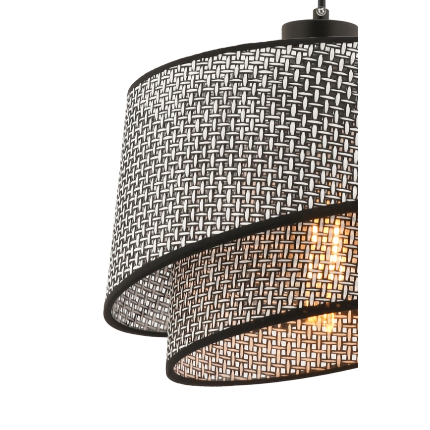 Viseća lampica BARETTE 1xE27/60W/230V siva/crna