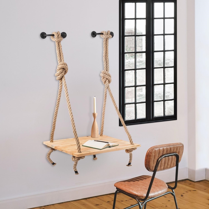 Viseća polica 90x60 cm smeđa