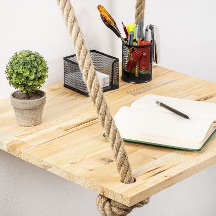 Viseća polica 90x60 cm smeđa