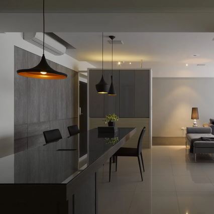 Viseća svjetiljka MODERN E27/60W crna