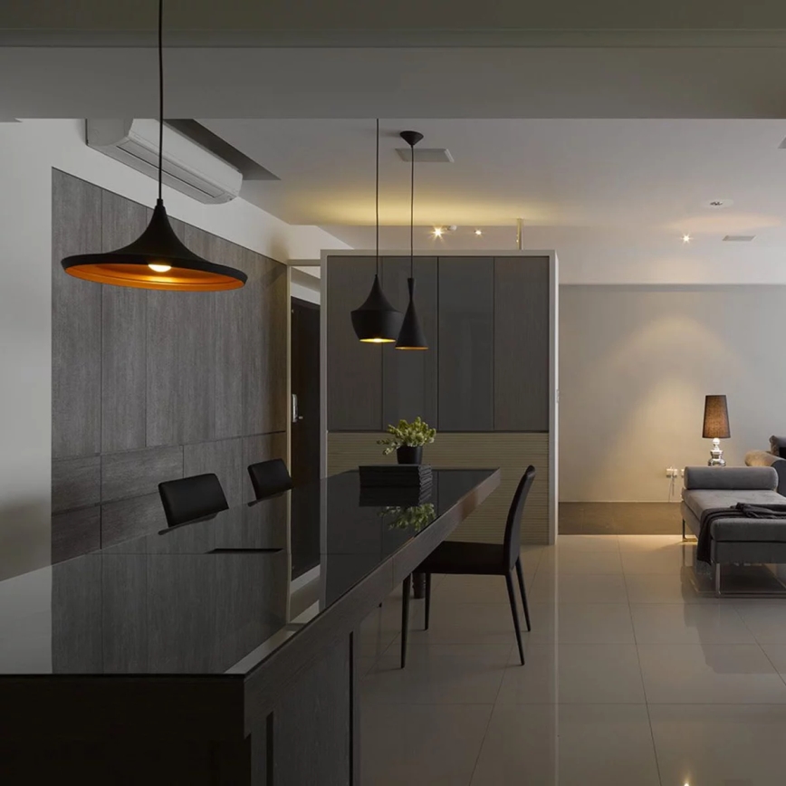 Viseća svjetiljka MODERN E27/60W crna