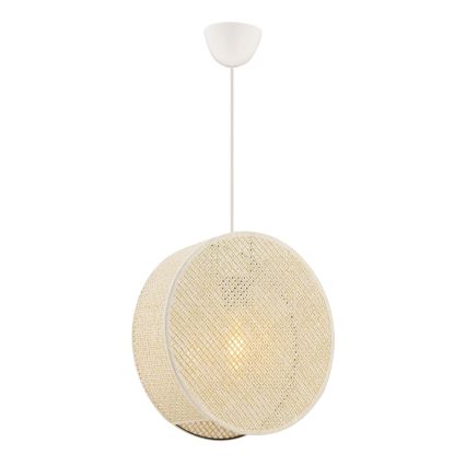 Viseća svjetiljka na kabelu BIG DRUM 1xE27/60W/230V krem boje