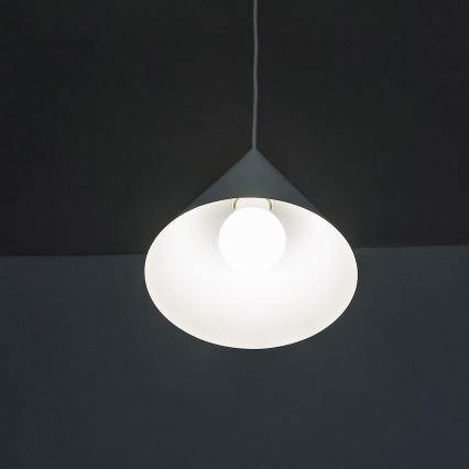 Viseća svjetiljka na kabelu ETNA II 1xE27/15W/230V Ø 18,5 cm bijela