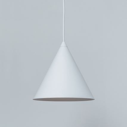 Viseća svjetiljka na kabelu ETNA II 1xE27/15W/230V Ø 18,5 cm bijela
