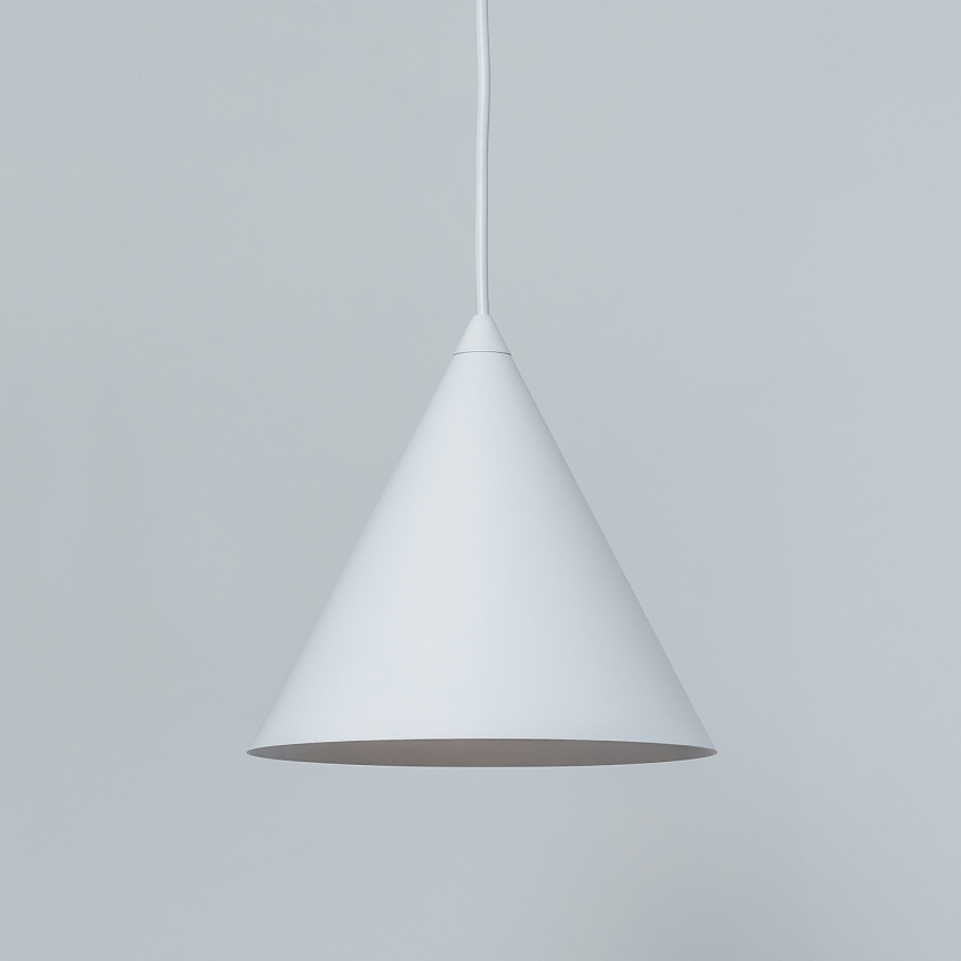 Viseća svjetiljka na kabelu ETNA II 1xE27/15W/230V Ø 18,5 cm bijela