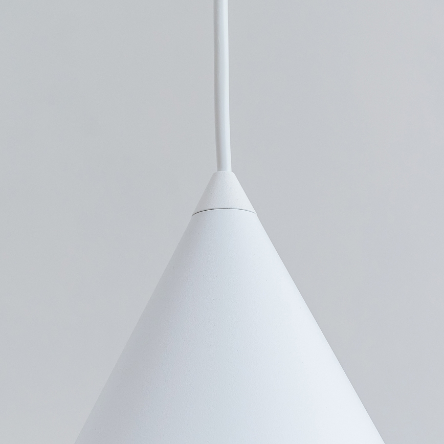 Viseća svjetiljka na kabelu ETNA II 1xE27/15W/230V Ø 18,5 cm bijela