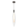 Viseća svjetiljka na kabelu NORDIC 1xG9/5W/230V crna/prozirna