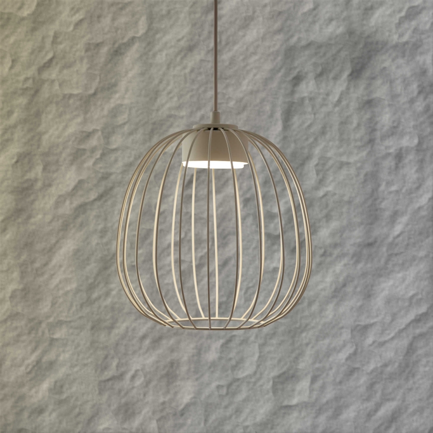 Viseća svjetiljka na kabelu OVELLA 1xGX53/10W/230V Ø 25 cm krem boje