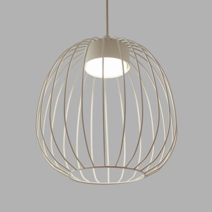 Viseća svjetiljka na kabelu OVELLA 1xGX53/10W/230V Ø 25 cm krem boje