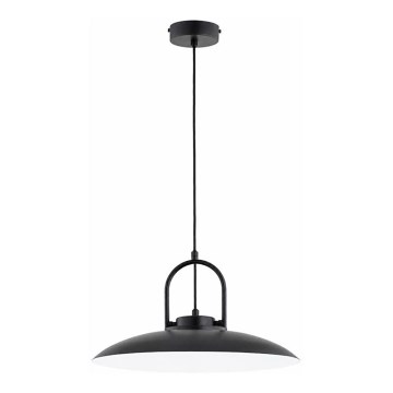 Viseća svjetiljka na kablu HATTORI 1xE27/15W/230V crna