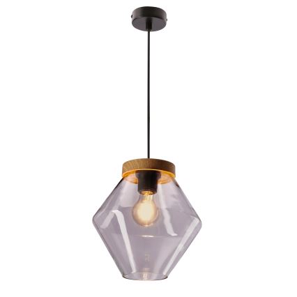 Viseća svjetiljka na sajli BRELS 1xE27/40W/230V prozirna