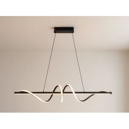 Viseći LED luster s mogućnošću prigušivanja na sajli LED/50W/230V 3000-6500K 100 cm + daljinski upravljač