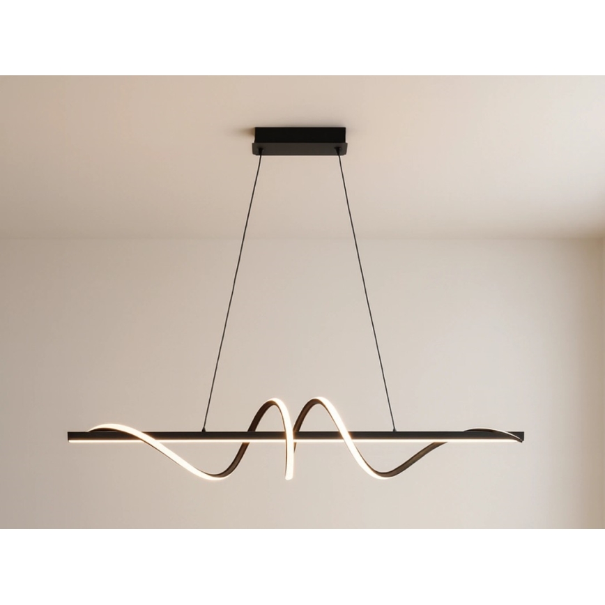 Viseći LED luster s mogućnošću prigušivanja na sajli LED/50W/230V 3000-6500K 100 cm + daljinski upravljač