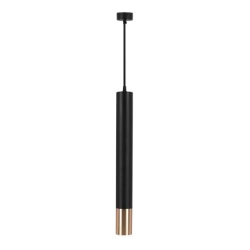 Viseći luster 1xGU10/35W/230V 50 cm crna/zlatna