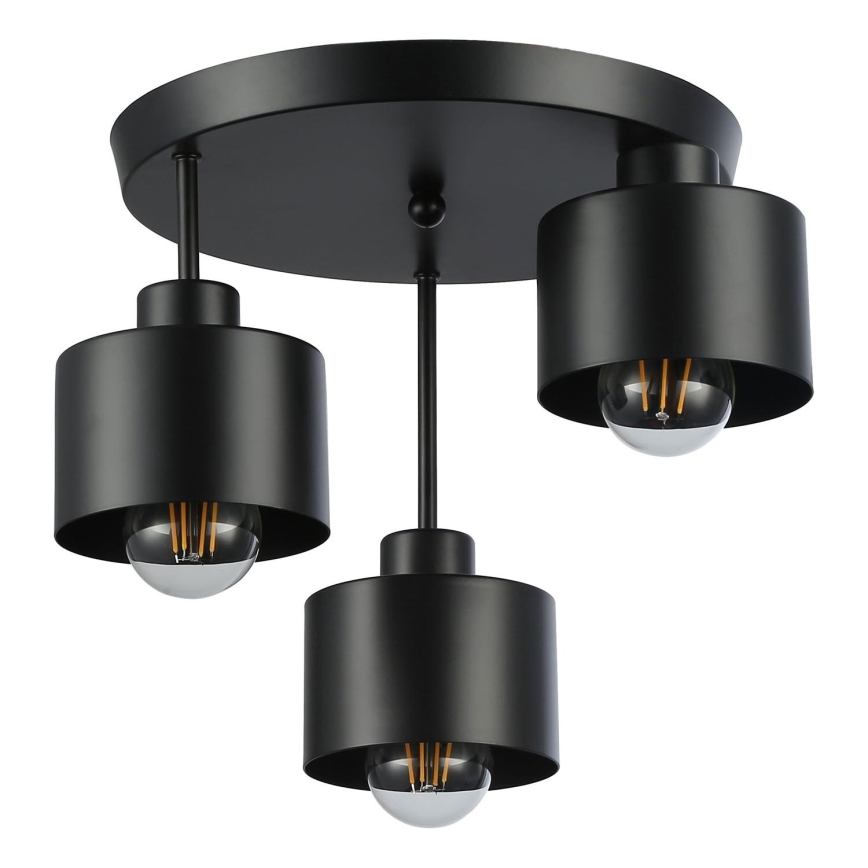Viseći luster 3xE27/35W/230V pr. 30 cm crna