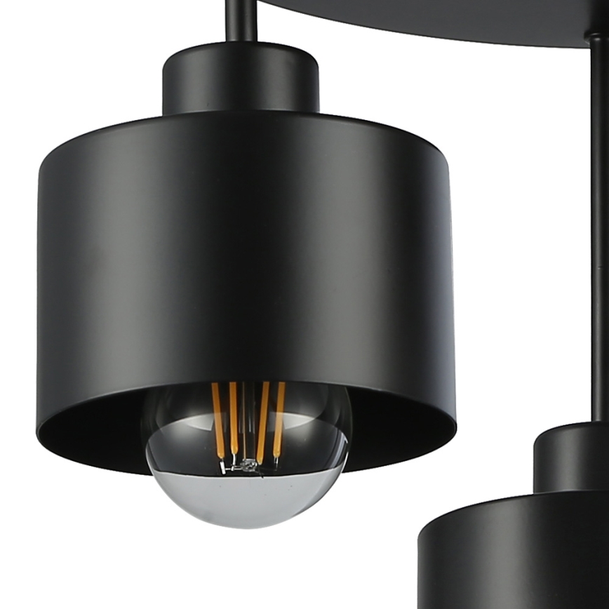 Viseći luster 3xE27/35W/230V pr. 30 cm crna