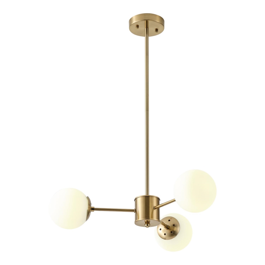 Viseći luster 3xE27/40W/230V mesing