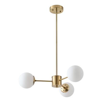 Viseći luster 3xE27/40W/230V mesing