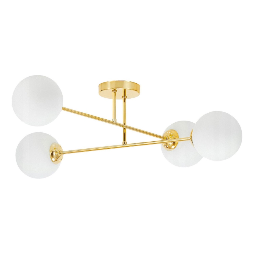 Viseći luster 4xE27/35W/230V pr. 70 cm zlatna