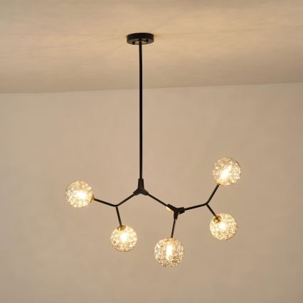 Viseći luster 5xG9/15W/230V siva