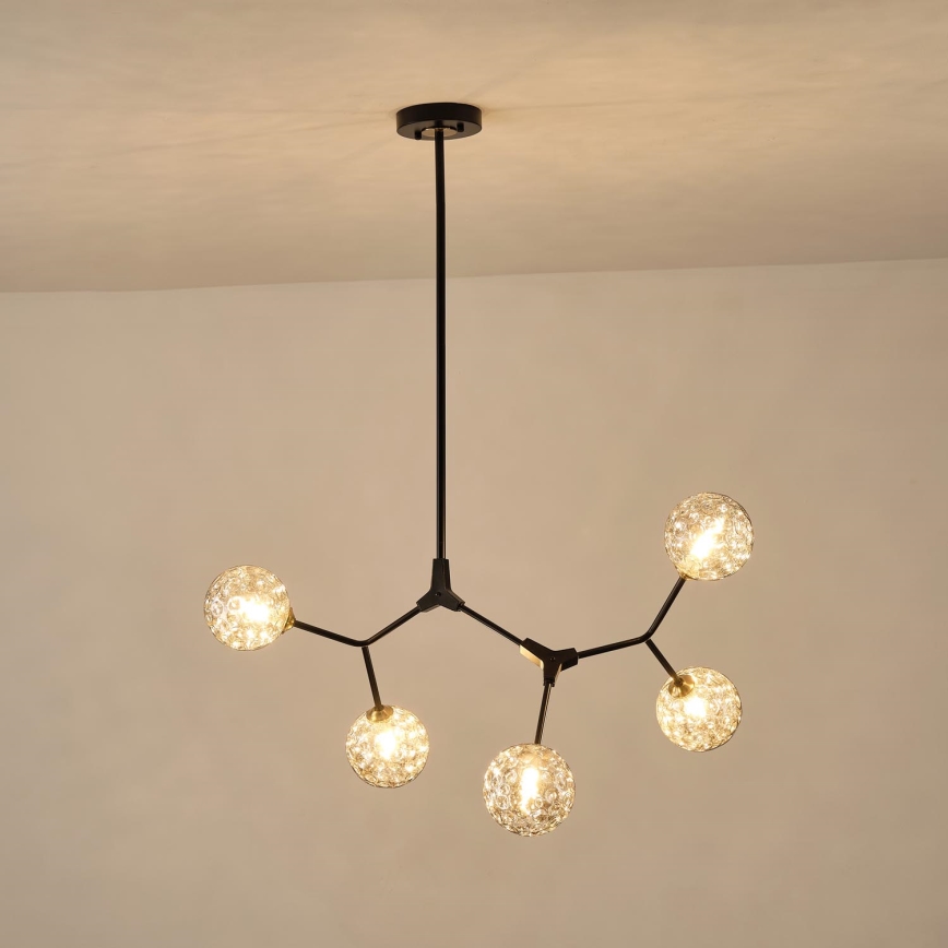 Viseći luster 5xG9/15W/230V siva