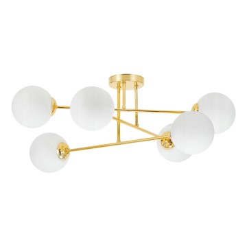 Viseći luster 6xE27/35W/230V pr. 80 cm zlatna