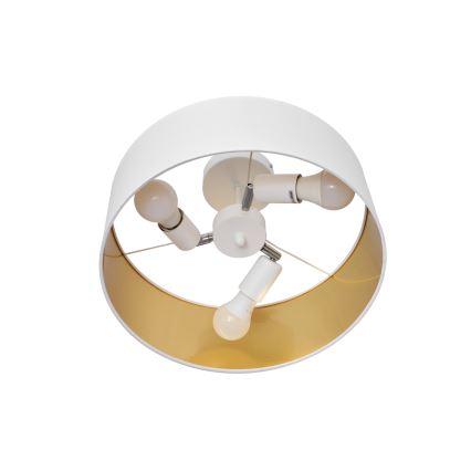 Viseći luster ALBA 3xE27/15W/230V bijela/zlatna