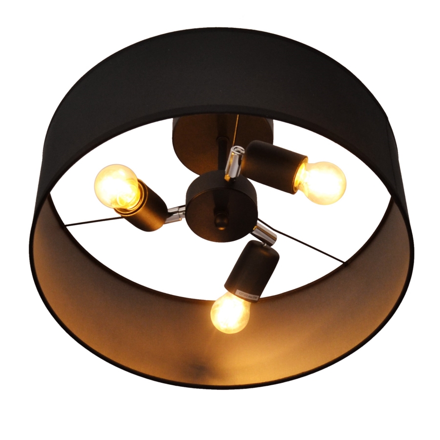 Viseći luster ALBA 3xE27/15W/230V crna