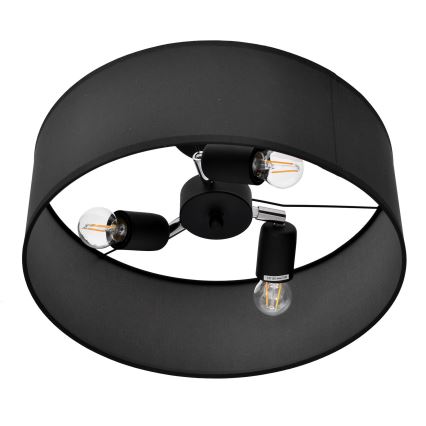 Viseći luster ALBA 3xE27/15W/230V crna