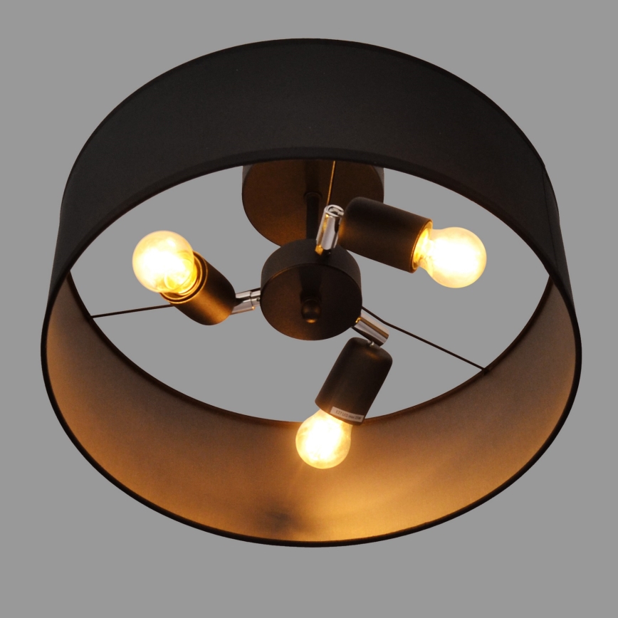 Viseći luster ALBA 3xE27/15W/230V crna
