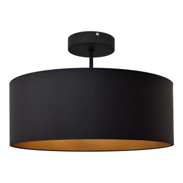 Viseći luster ALBA 3xE27/15W/230V crna/zlatna